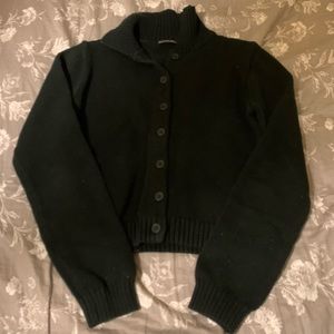 brandy dark green elena sweater